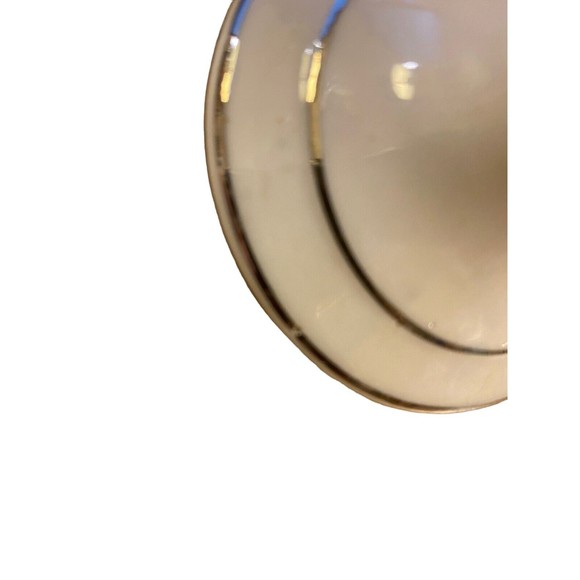 1960's St Clair Creations Japan Almak Pedestal Candy Dish Diamond Cut Out Wheat - Picture 9 of 9